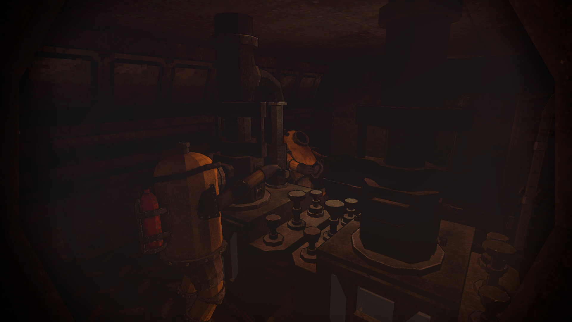 Submarine control room